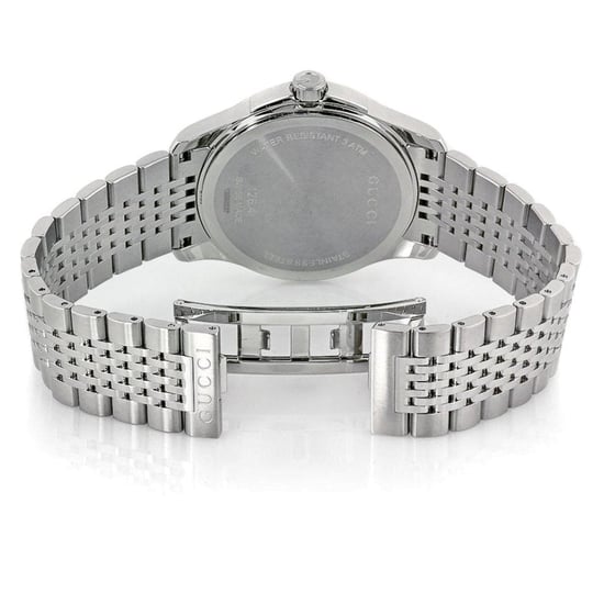 Gucci G-Timeless YA126404 Herrenuhr mit silbernem Zifferblatt - Image 2
