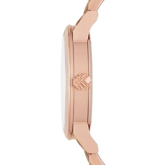 Elegante Burberry BU9135 Damenuhr in Braun Rose Gold Edelstahl - Image 2