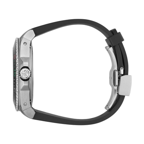 Gucci YA136217 Herrenuhr mit schwarzem Schlangenzifferblatt - 200m wasserdicht - Image 3