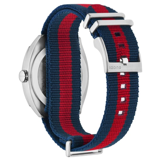 Gucci YA142304 GG2570 Herrenuhr aus blauem Segeltuch mit 41 mm Durchmesser - stilvoll und langlebig - Image 2