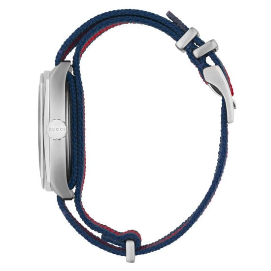 Gucci YA142304 GG2570 Herrenuhr aus blauem Segeltuch mit 41 mm Durchmesser - stilvoll und langlebig - Image 3