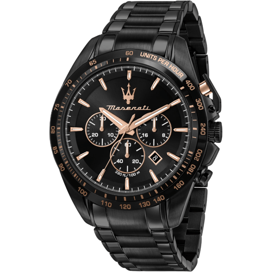 Maserati R8873612048 Traguardo Chronograph Herrenuhr mit schwarzem Zifferblatt - Image 1