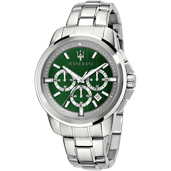Maserati R8873621017 Successo Chronograph Herrenuhr mit grünem Zifferblatt - Image 1