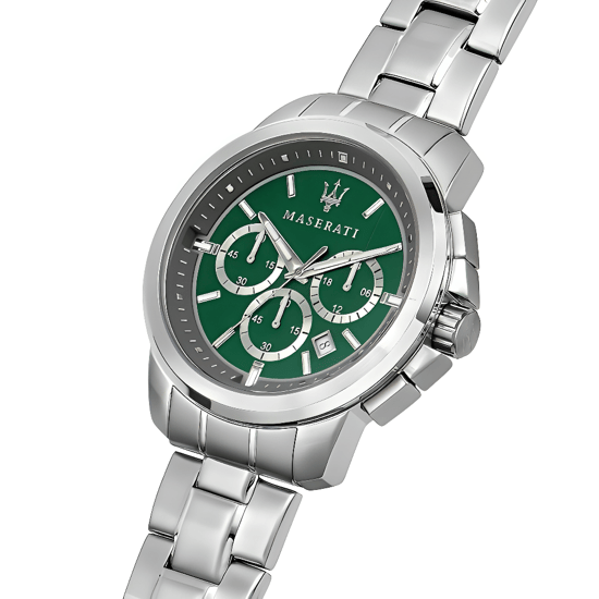 Maserati R8873621017 Successo Chronograph Herrenuhr mit grünem Zifferblatt - Image 3