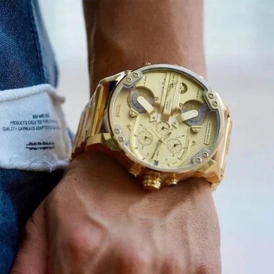 Diesel DZ7399 Herr Daddy 2.0 Gelbgold Herren Chronograph Uhr - Image 4