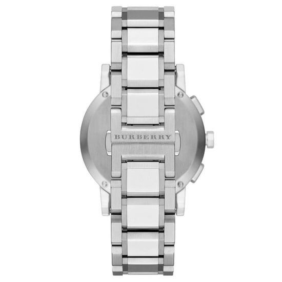 Burberry Damenuhr BU9750 City Chronograph mit silbernem Zifferblatt und Edelstahlband - Image 3
