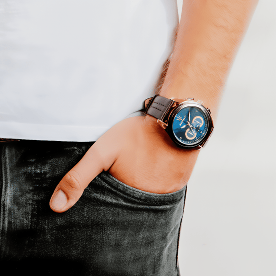 Maserati Traguardo R8871612024 Herren-Chronographenuhr mit blauem Zifferblatt - Image 5