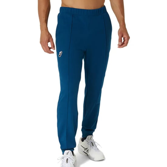 Asics Klassische Herren Blaue Tennis Trackpants - Image 1