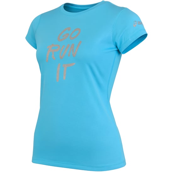 Asics rennen Sie es Frauen hellblaues T-Shirt - Image 2