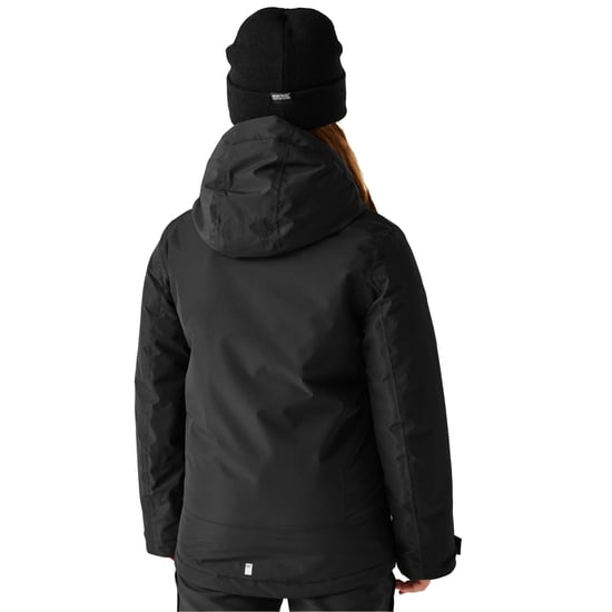 Regatta Kinder Frelton Wasserdichte Jacke (Schwarz) - Image 5
