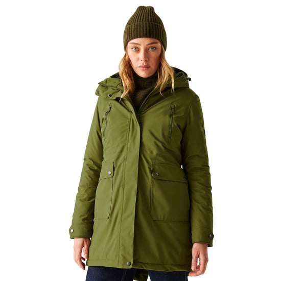 Regatta - "Valenta" Jacke, wasserfest für Damen (Nephrit Grün/Schwarz) - Image 1