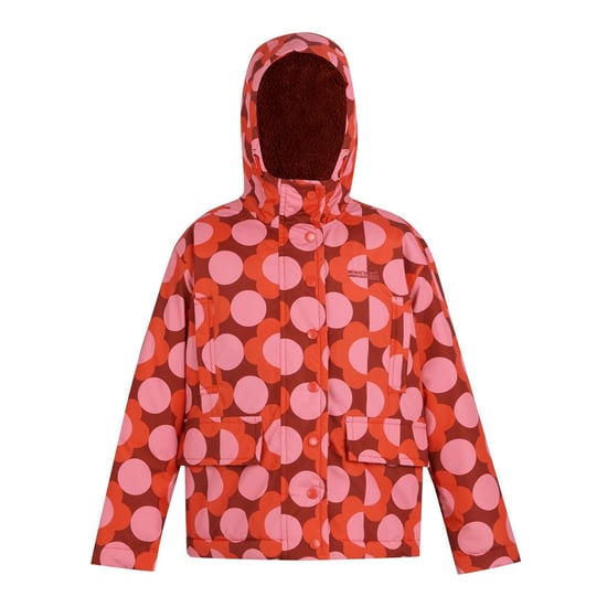 Regatta - "Orla Kiely" Jacke, wasserfest für Mädchen (Rot) - Image 1