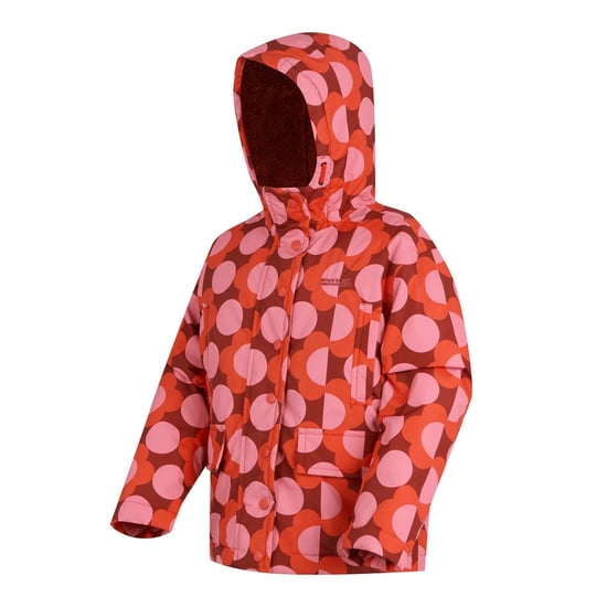 Regatta - "Orla Kiely" Jacke, wasserfest für Mädchen (Rot) - Image 3