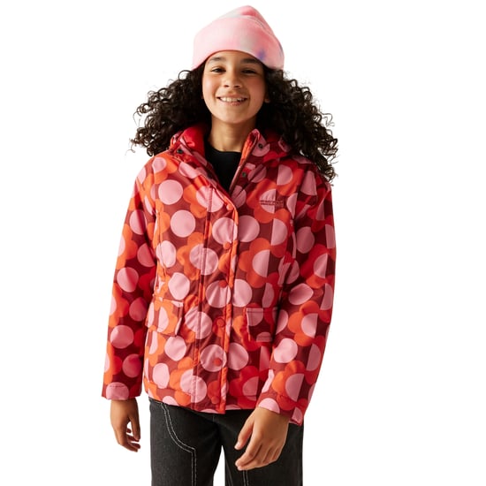 Regatta - "Orla Kiely" Jacke, wasserfest für Mädchen (Rot) - Image 4