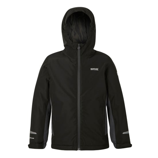 Regatta - "Hurdle" Jacke, wasserfest für Kinder, Isoliert (Schwarz) - Image 1