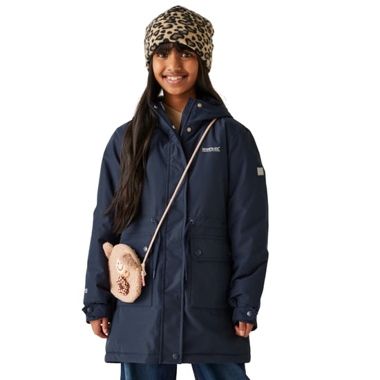Regatta Kinder Valenta Wasserdichte Jacke (Marineblau) - Image 5
