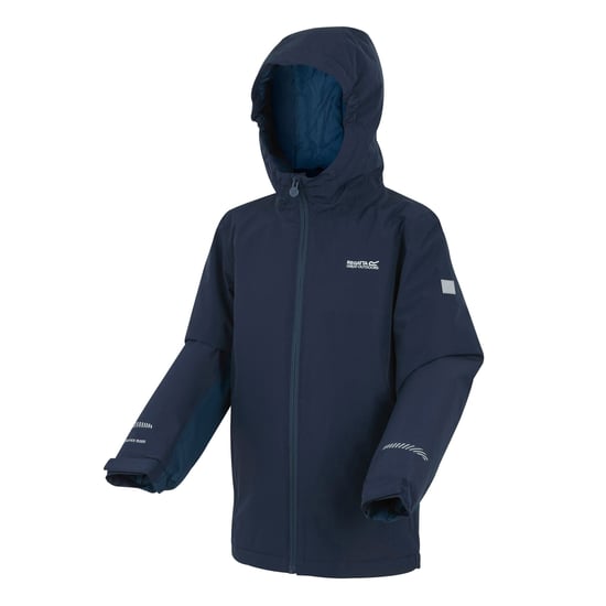 Regatta - "Hurdle" Jacke, wasserfest für Kinder, Isoliert (Marine/Dunkel-Jeansblau) - Image 3