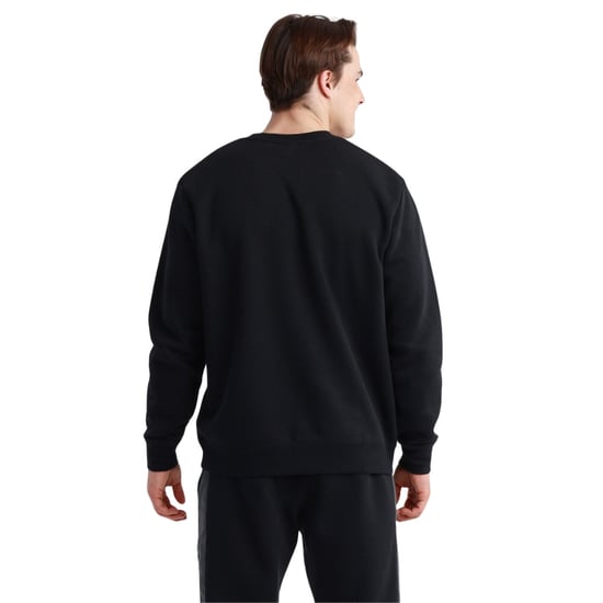 Nike - Schwarzer Pullover Mit Großem Swoosh-logo - Image 3