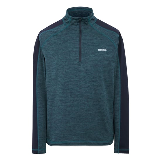 Regatta - "Hepley" Fleecejacke für Herren, mit halbem Reißverschluss (Dunkel-Jeansblau/Marine) - Image 1