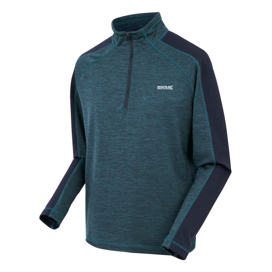 Regatta - "Hepley" Fleecejacke für Herren, mit halbem Reißverschluss (Dunkel-Jeansblau/Marine) - Image 3