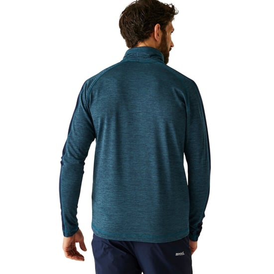 Regatta - "Hepley" Fleecejacke für Herren, mit halbem Reißverschluss (Dunkel-Jeansblau/Marine) - Image 5