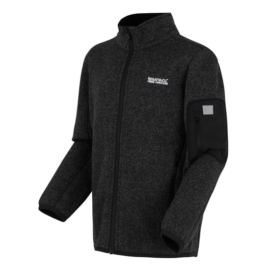 Regatta - "Newhill" Fleecejacke für Kinder, Durchgehender Reißverschluss (Schwarz) - Image 3