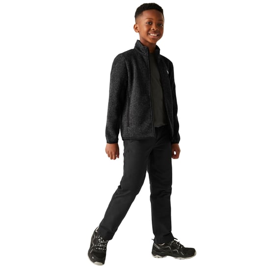 Regatta - "Newhill" Fleecejacke für Kinder, Durchgehender Reißverschluss (Schwarz) - Image 6