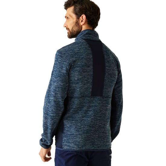 Regatta - "Baslinn" Fleecejacke für Herren (Dunkel-Jeansblau/Marine meliert) - Image 4