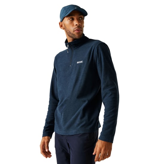 Regatta Herren Thompson Marl Half-Zip Fleecejacke (Moonlight Denim) - Image 4