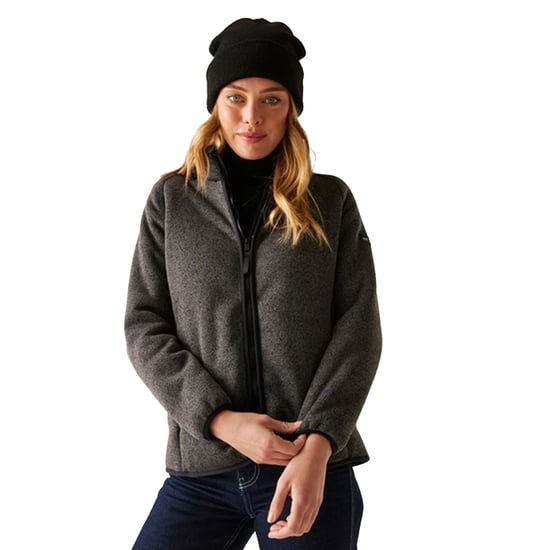 Regatta - "Mellrey" Fleece für Damen, Durchgehender Reißverschluss (Schwarz) - Image 4