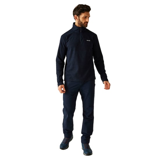 Regatta Herren Thompson Marl Halbe Zip Fleecejacke (Marineblau) - Image 5