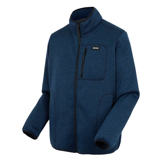 Regatta - "Barlee" Fleecejacke für Herren, Durchgehender Reißverschluss, meliert (Marine) - Image 3