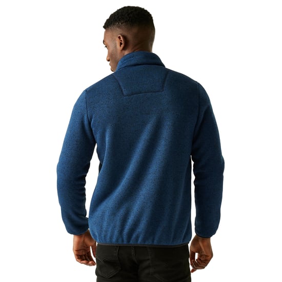 Regatta - "Barlee" Fleecejacke für Herren, Durchgehender Reißverschluss, meliert (Marine) - Image 4
