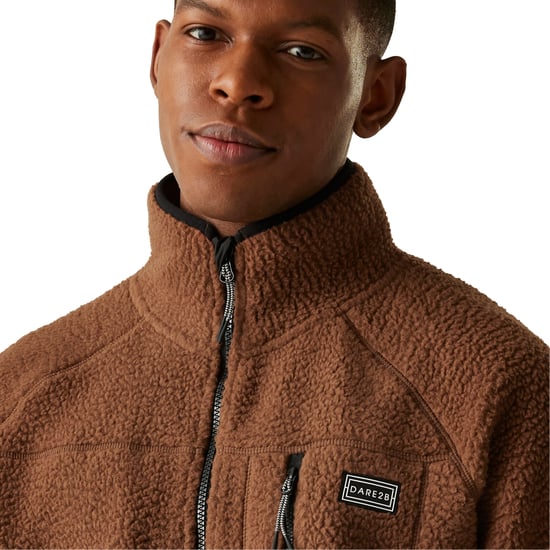 Dare 2B - "Camber" Fleece für Herren, Recyceltes Polyester (Dunkelbraun) - Image 4