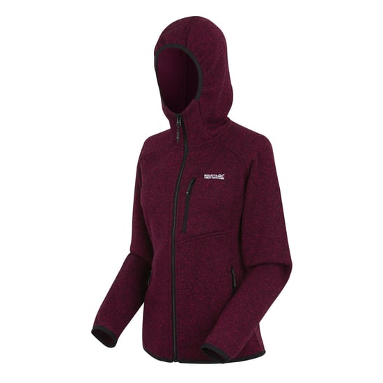 Regatta Damen Newhill Kapuzenfleecejacke (Dunkles Pimento) - Image 3