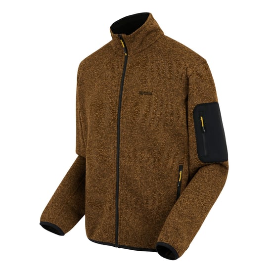 Regatta - "Newhill" Fleecejacke für Herren, Durchgehender Reißverschluss, meliert (Nussbraun) - Image 3