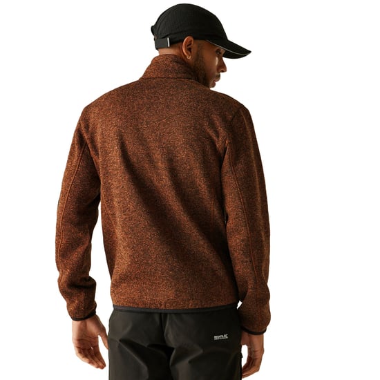 Regatta - "Newhill" Fleecejacke für Herren, Durchgehender Reißverschluss, meliert (Nussbraun) - Image 4