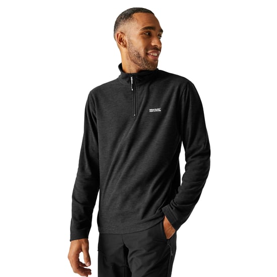 Regatta Herren Thompson Marl Halbzip-Fleecejacke (Ash) - Image 4