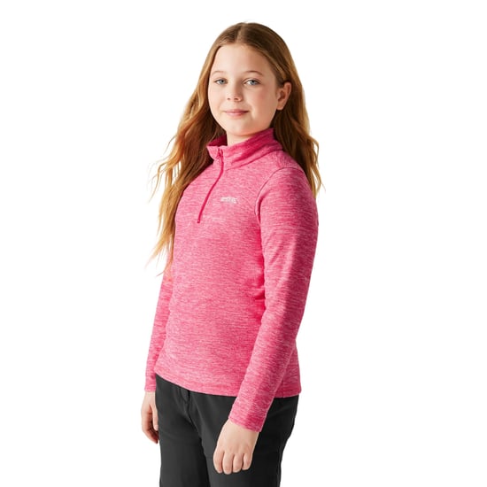 Regatta - "Hot Shot" Fleece-Oberteil für Kinder, mit kurzem Reißverschluss (Pop) - Image 4