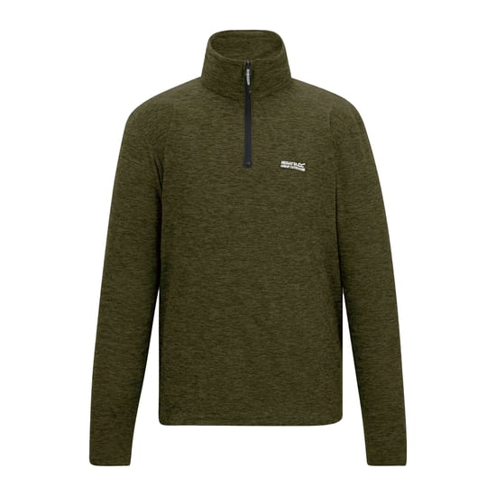 Regatta Herren Thompson Marl Halb-Zip Fleecejacke (Oliven-Nacht) - Image 1