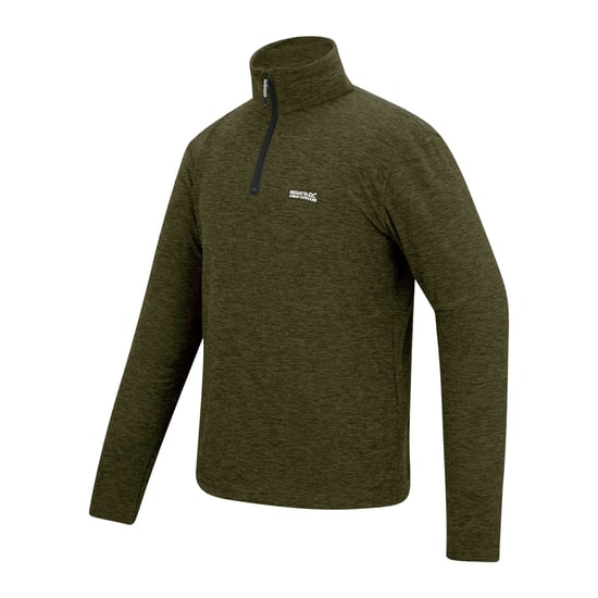 Regatta Herren Thompson Marl Halb-Zip Fleecejacke (Oliven-Nacht) - Image 3