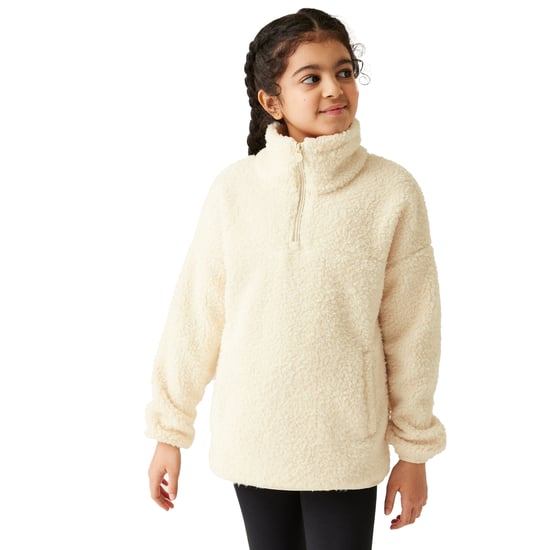 Regatta - "Kaliza" Fleece-Oberteil mit halbem Reißverschluss für Kinder (Helles Vanillegelb) - Image 3