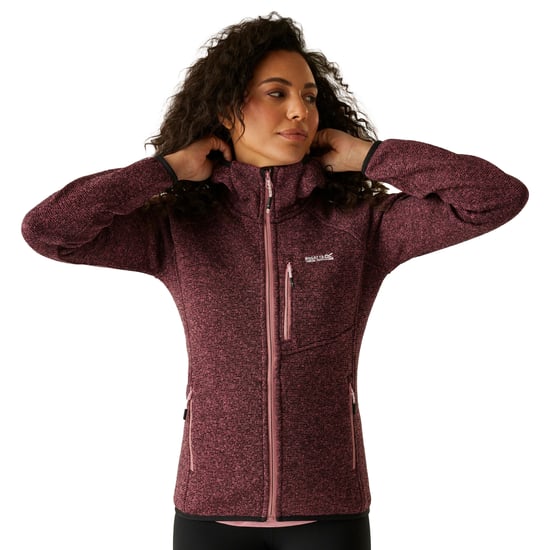 Regatta Damen Newhill Kapuzen-Fleecejacke (Staubiges Rose) - Image 4