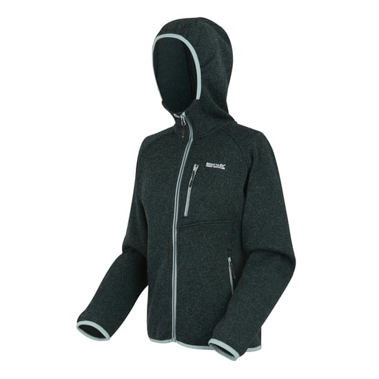 Regatta Damen Newhill Kapuzenfleecejacke (Fichtengrün) - Image 3