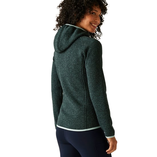 Regatta Damen Newhill Kapuzenfleecejacke (Fichtengrün) - Image 4