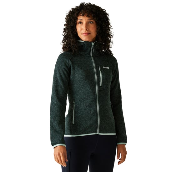 Regatta Damen Newhill Kapuzenfleecejacke (Fichtengrün) - Image 5