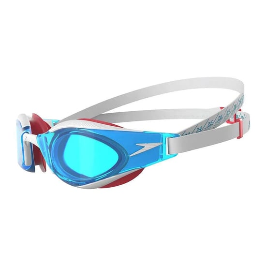 Speedo - "Fastskin Hyper Elite" Schwimmbrille für Herren/Damen Unisex (Weiß/Blau) - Image 2