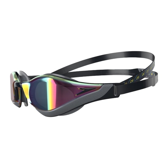 Speedo Unisex Erwachsene Fastskin Pure Focus Spiegel-Schwimmbrille (Schwarz/Gold) - Image 1