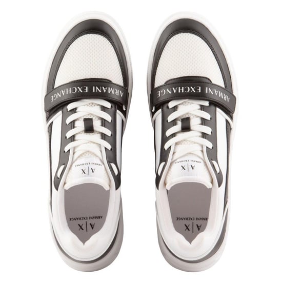 Armani Exchange - Sneaker für Herren, Wildleder (Weiß/Schwarz) - Image 4