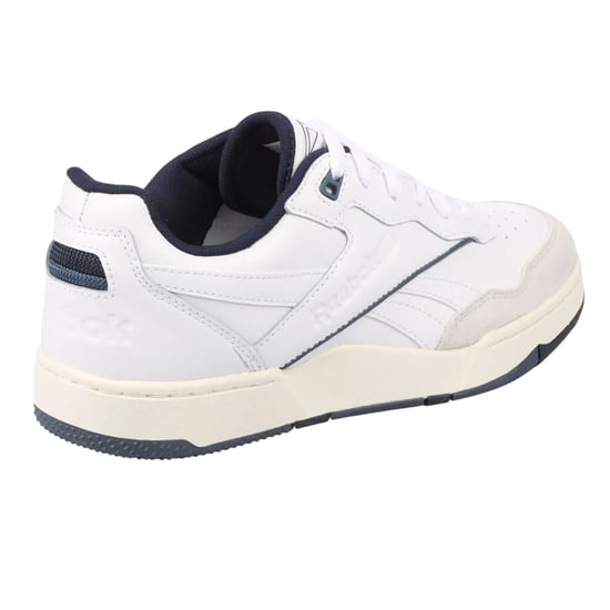 Reebok - Herren/Damen Unisex Sneaker "BB 4000 II", Leder (Weiß/Marine) - Image 2